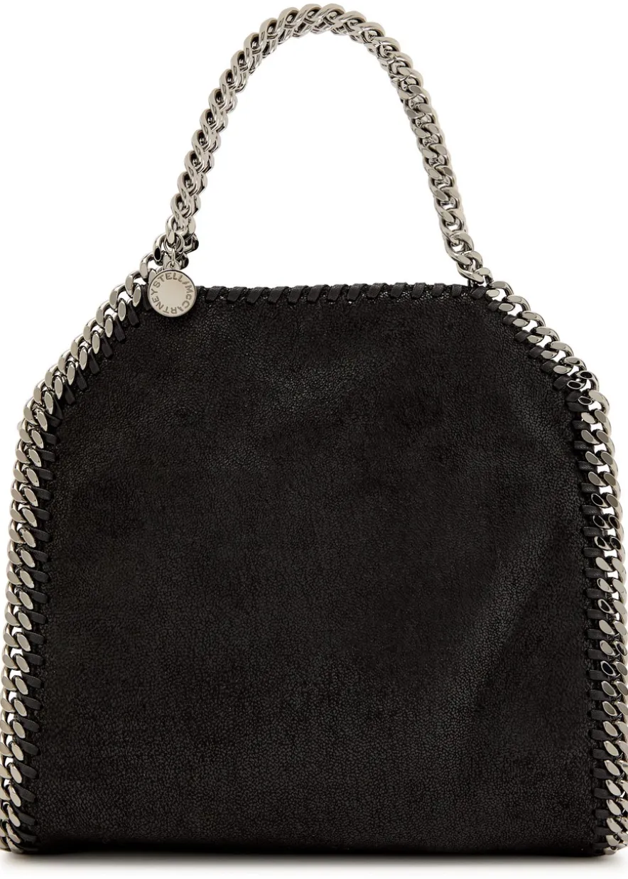Falabella mini faux suede tote bag