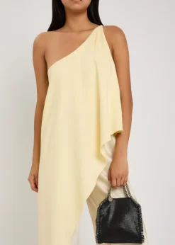 Falabella tiny faux suede tote