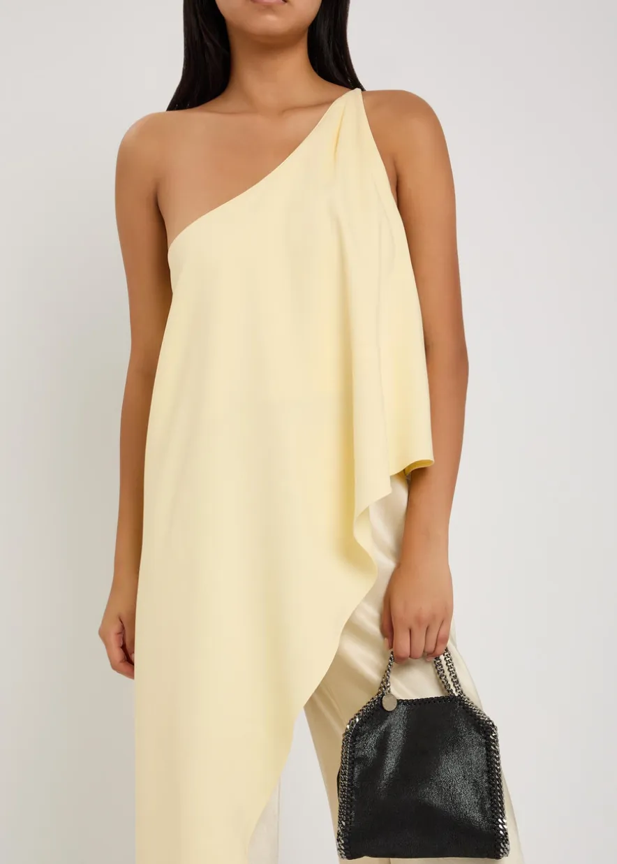 Falabella tiny faux suede tote