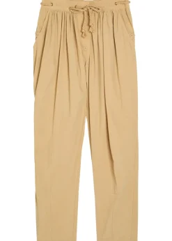 Falcona drawstring woven trousers