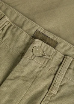 Fangirl Fatigue Flood barrel-leg cotton trousers