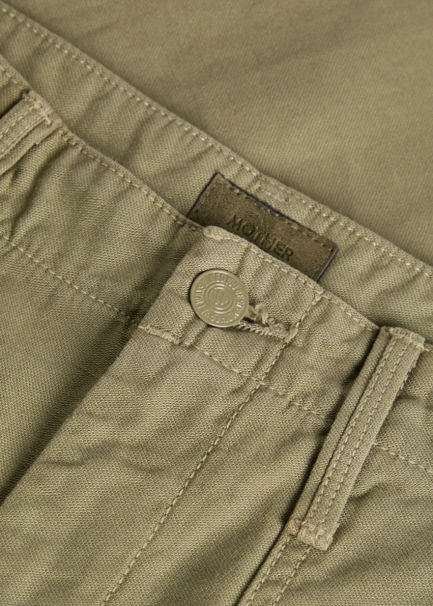 Fangirl Fatigue Flood barrel-leg cotton trousers