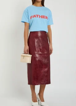 Father printed cotton T-shirt