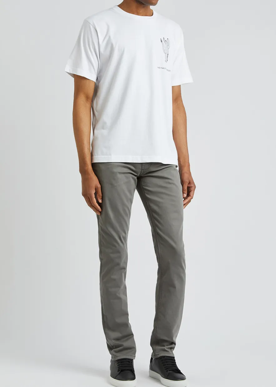 Federal grey straight-leg jeans