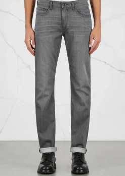 Federal grey straight-leg jeans