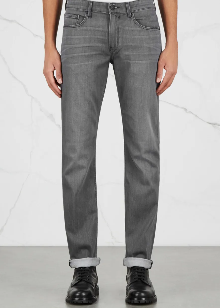 Federal grey straight-leg jeans
