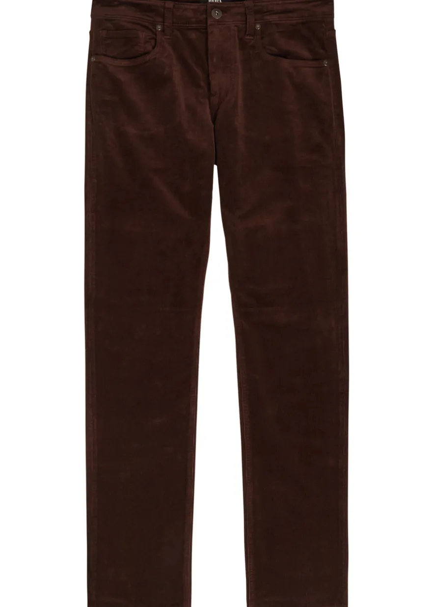 Federal slim straight-leg corduroy trousers