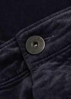 Federal slim straight-leg corduory trousers