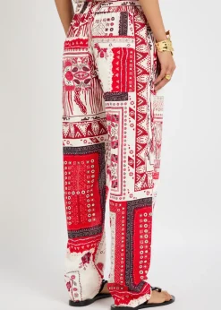 Fedora cotton trousers