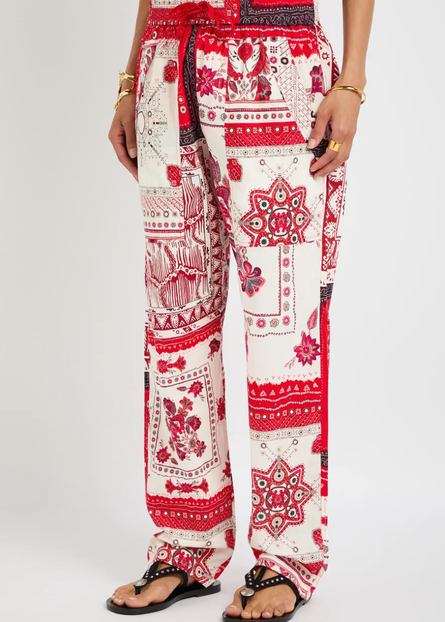 Fedora cotton trousers
