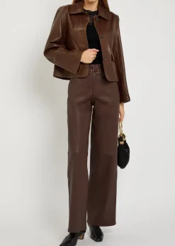 Fem leather jacket