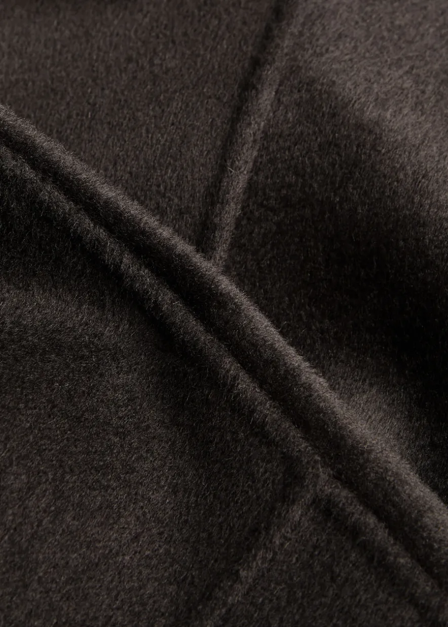Fenn belted wool-blend coat