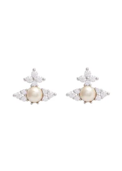 Feodora embellished orb stud earrings