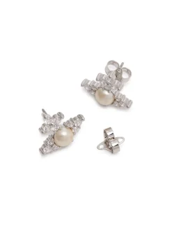 Feodora embellished orb stud earrings