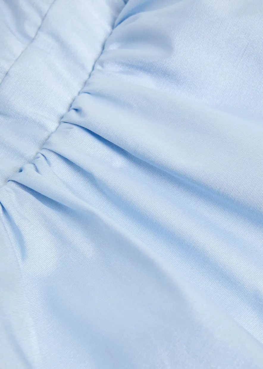 Feria tiered taffeta midi dress