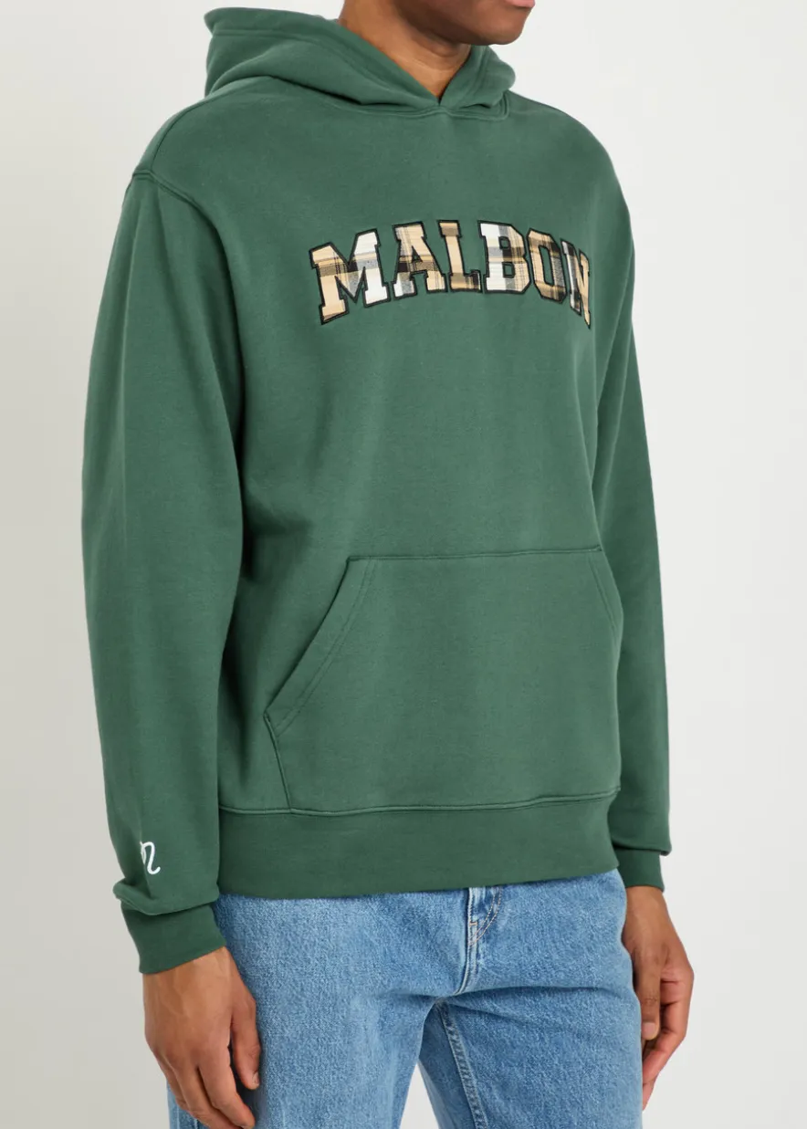 Fesque Preston logo-appliquéd hooded cotton sweatshirt