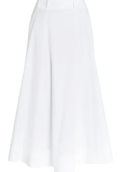 Fiamma cotton-poplin midi skirt