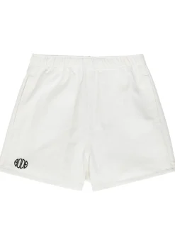 Field logo-embroidered cotton-twill shorts