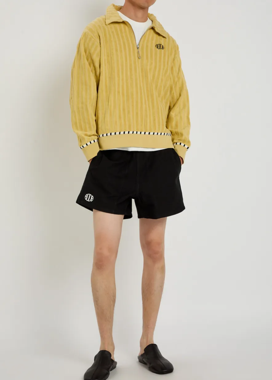 Field logo-embroidered cotton-twill shorts