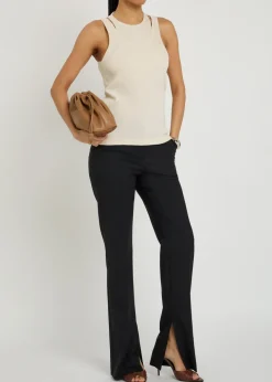 Filippa layered ribbed cotton tank