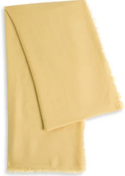 Fine-knit cashmere scarf