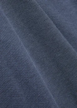 Fine-knit cotton polo shirt