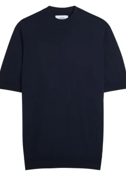 Fine-knit cotton T-shirt