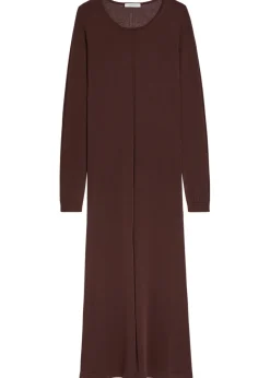 Fine-knit midi dress