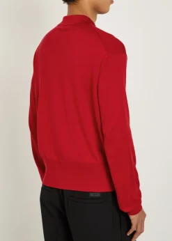 Fine-knit silk-blend cardigan