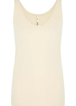 Fine-knit tank top