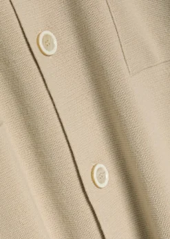Fine-knit wool jacket