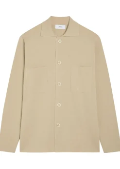 Fine-knit wool jacket