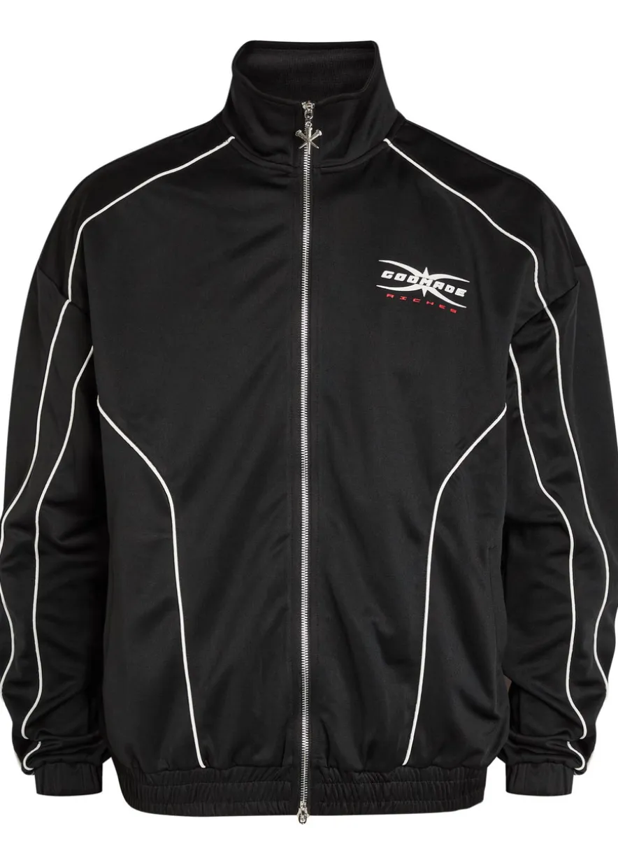 Finish Line logo cotton track jacket