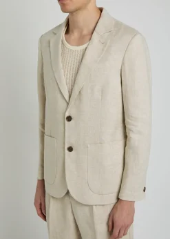 Fintry linen blazer