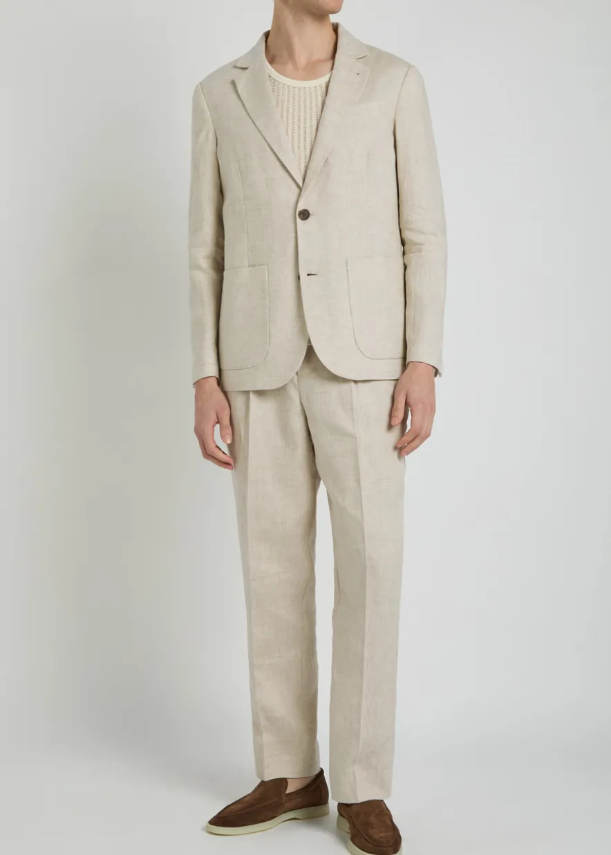 Fintry linen blazer
