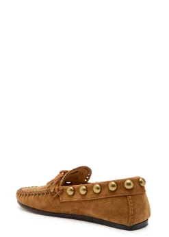 Fitza studded suede loafers