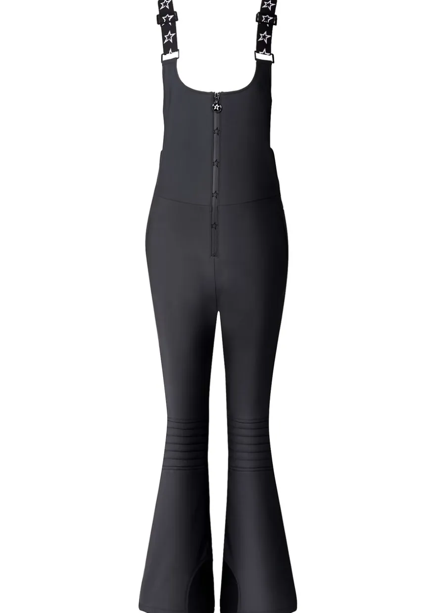 Flared-leg bib ski pants