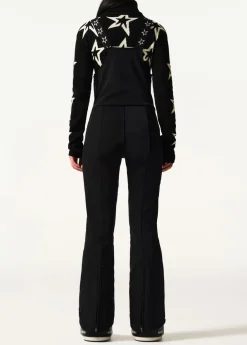 Flared-leg bib ski pants