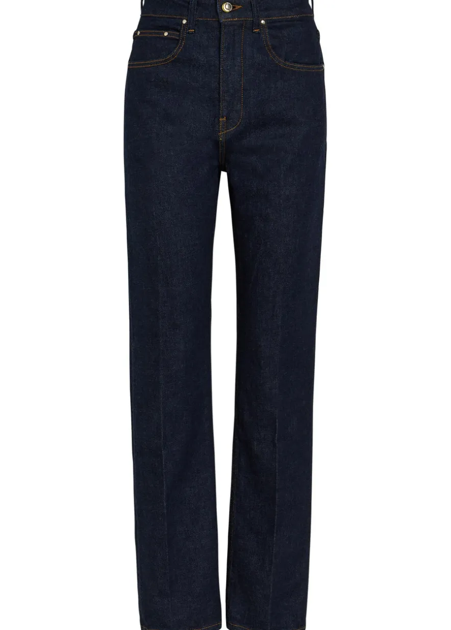 Flex Stretch straight-leg denim jeans