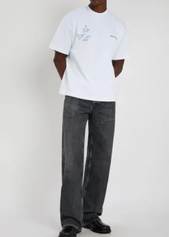 Flight printed cotton T-shirt