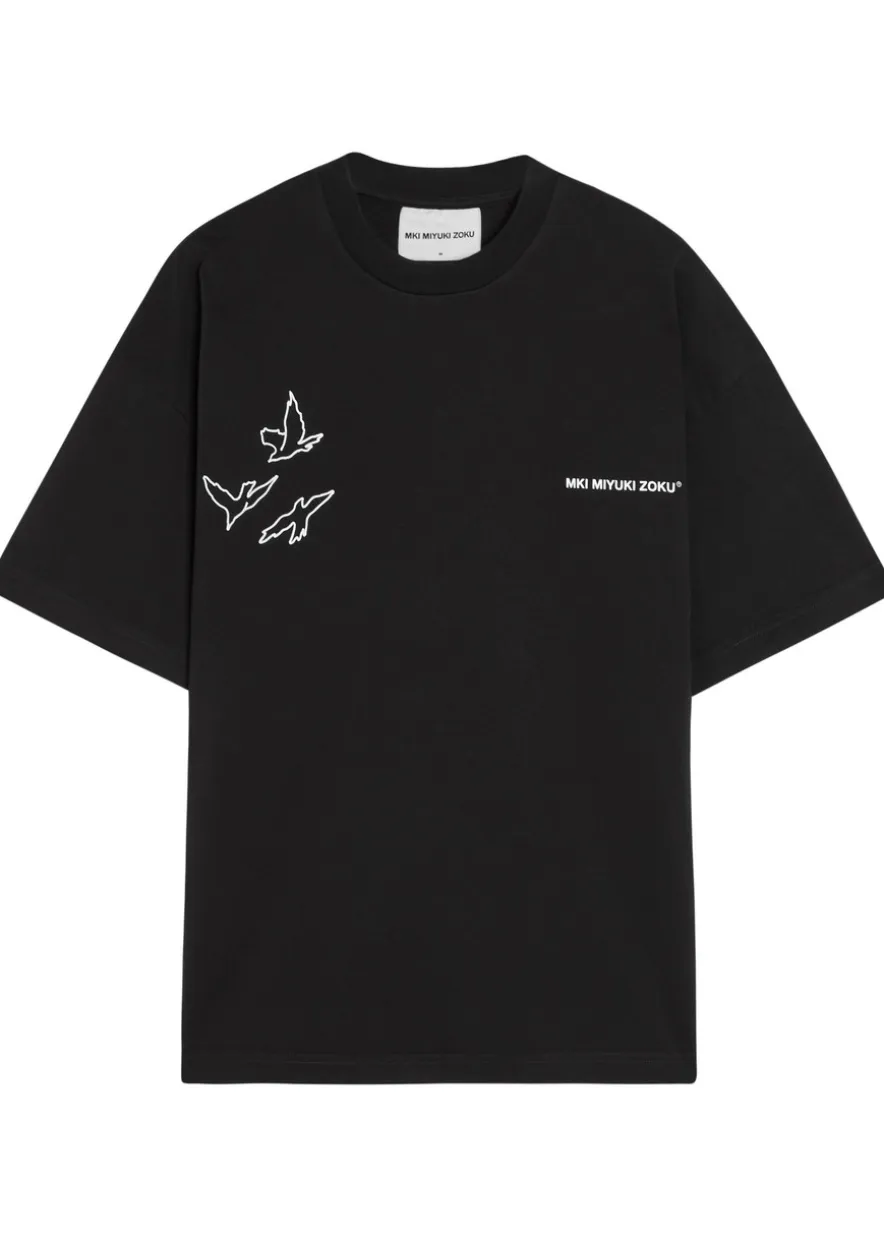 Flight printed cotton T-shirt