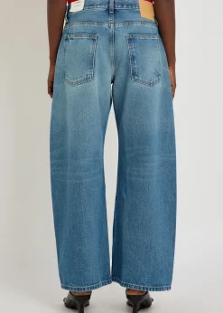 Floppy wide-leg jeans