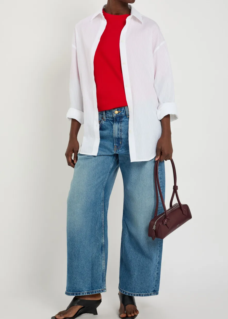 Floppy wide-leg jeans