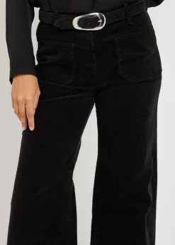 Florence flared-leg corduroy trousers