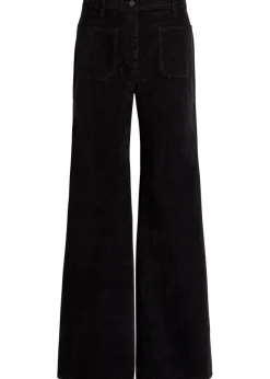 Florence flared-leg corduroy trousers