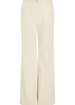 Florence flared-leg corduroy trousers
