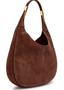 Florence small suede hobo bag