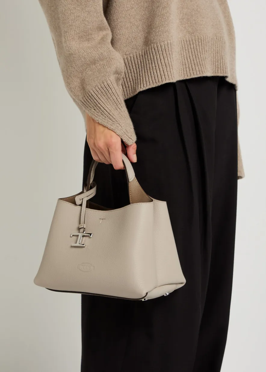 Florida mini leather tote bag