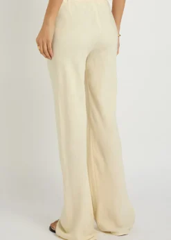 Florine straight-leg woven trousers