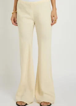 Florine straight-leg woven trousers